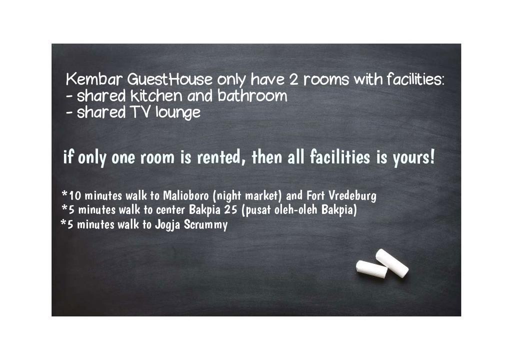 Kembar Guesthouse 요그야카르타 외부 사진